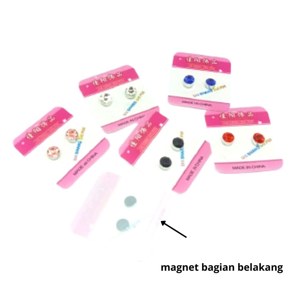 ANTING MAGNET.SEPASANG ANTING MAGNET.ANTING MAGNET PRIA.ANTING MAGNET WANITA
