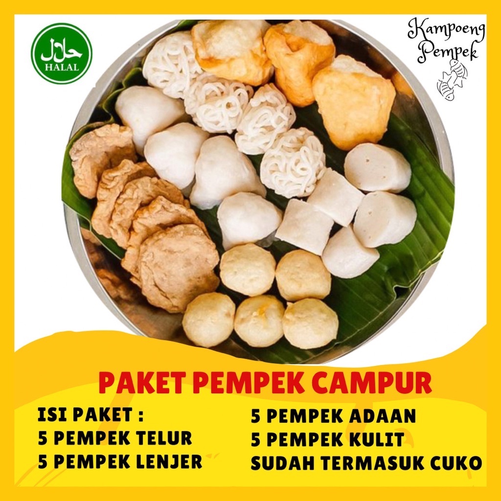 

PEMPEK PALEMBANG ASLI FROZEN EMPEK EMPEK PAKET A