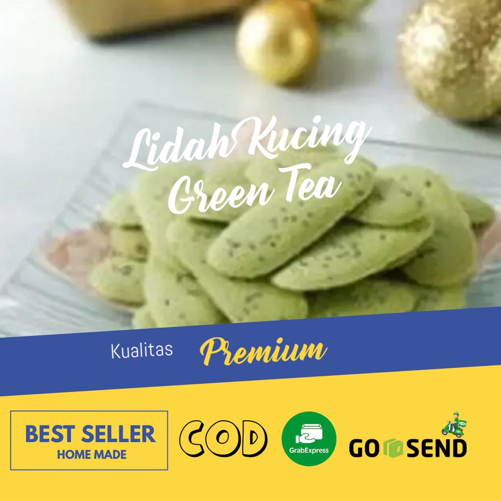 

Lidah Kucing Green Tea | Hampers Kue Kering | Hampers Idul Fitri Mewah | Kue Kering Lebaran