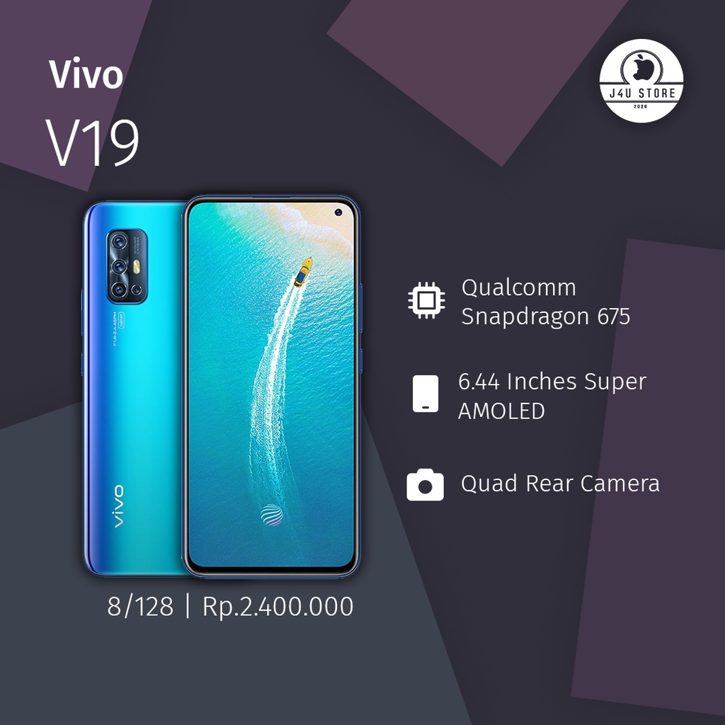 vivo v19 8/128 second original