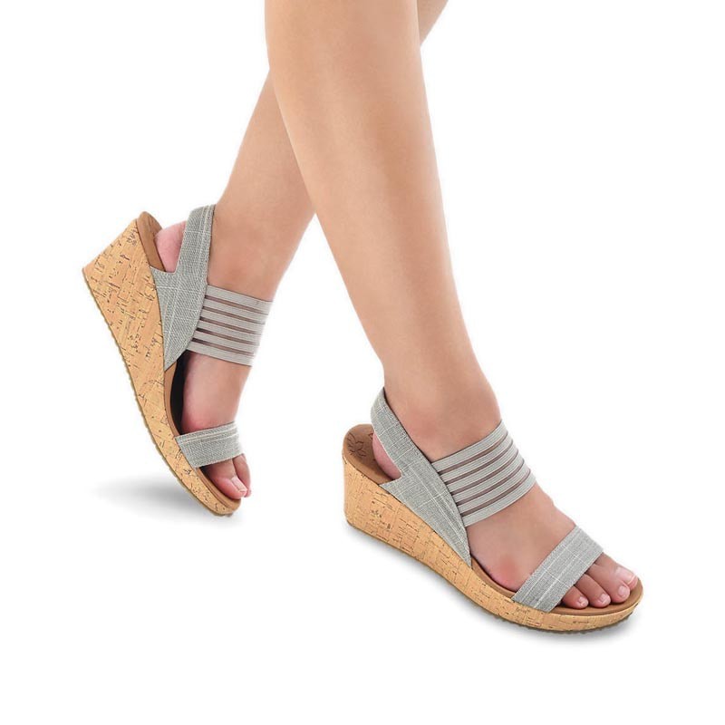 skechers smitten kitten wedge sandal