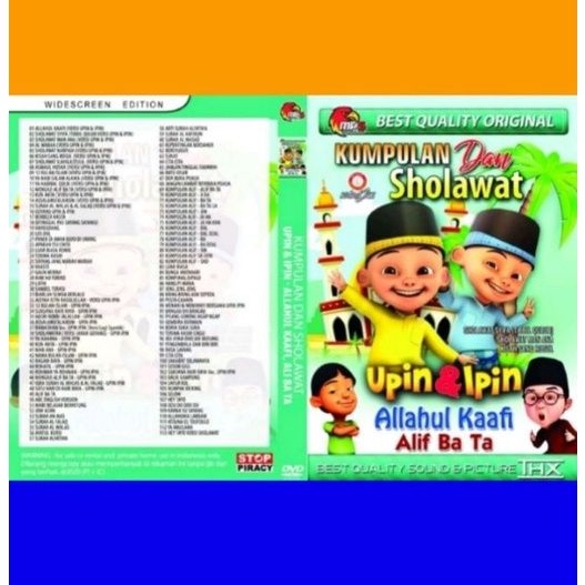kaset KUMPULAN SHOLAWAT Upin Ipin Alif ba ta
