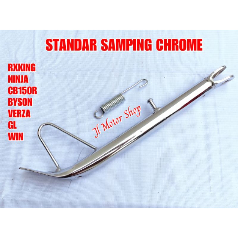 STANDAR SATU - STANDAR 1 SAMPING CHROME CROM RXKING RXK RX KING NINJA R RR SS BYSON CB150R VERZA GL WIN TINGGI 30 CM