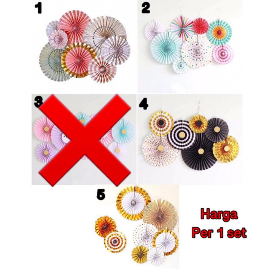 

Paper fan pack 8pcs Set JQ80271,JQ80724,Unicorn Pastel,Gold Black,Gold