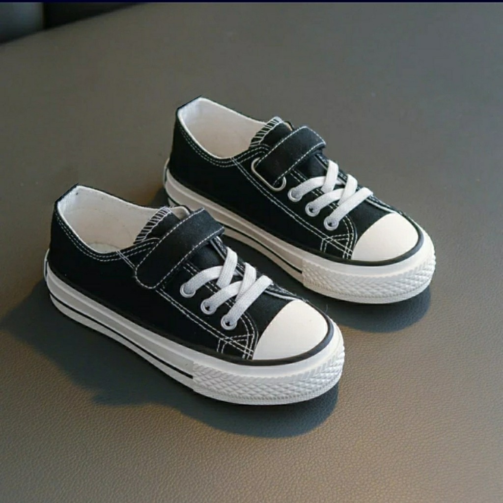 Sepatu Sekolah Anak Laki-laki Allsport Model Velcro