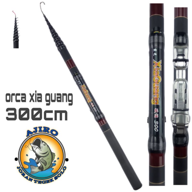 joran tegek fiber Orca Xia Guang xiaguang 180 210 240 270 300 360 450 cm