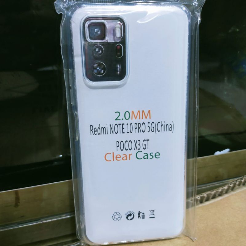 Clear Case Redmi Note 8 pro/Note 9/ 9 pro/Note 10/ 10s/10 pro/12C/Poco M5/F4/M3 Pro Tebal 2.0mm Bening Transparan