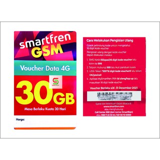 ISI ULANG SMARTFREN UNLIMITED 10GB / 16GB / 30GB / 60GB ...