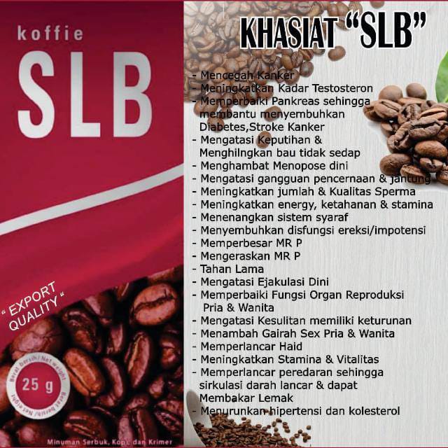 Kopi SLB Kopi penambah stamina