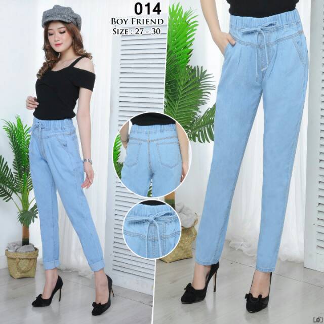 Celana Boyfriend Wanita / Celana Denim / Baggy Pants / Celana Jeans Wanita / Celana Model Terbaru