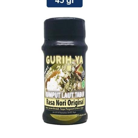 

4.4 MALL Gurih Ya Seaweed Nori Seasoning Bottle Original 45 gr