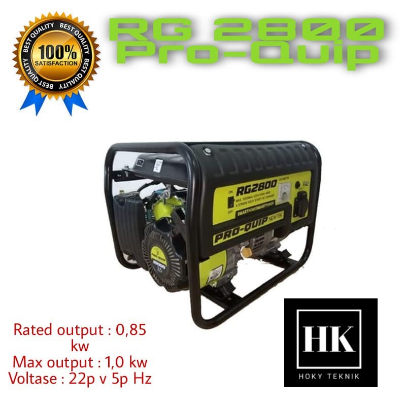 Genset 1000Watt RG2800 Proquip Generator 1000Watt Tembaga 100%