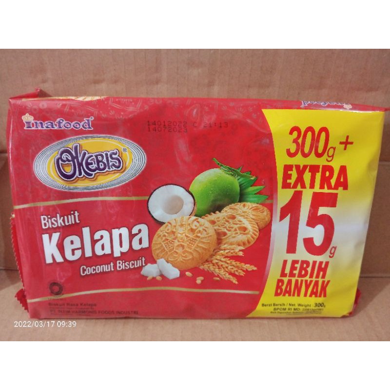 

Okebis biskuit kelapa 300gr