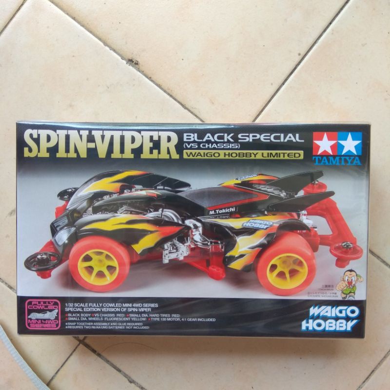 Tamiya Spin Viper Black Special Waigo Hobby Limited VS Chassis 4WD Original