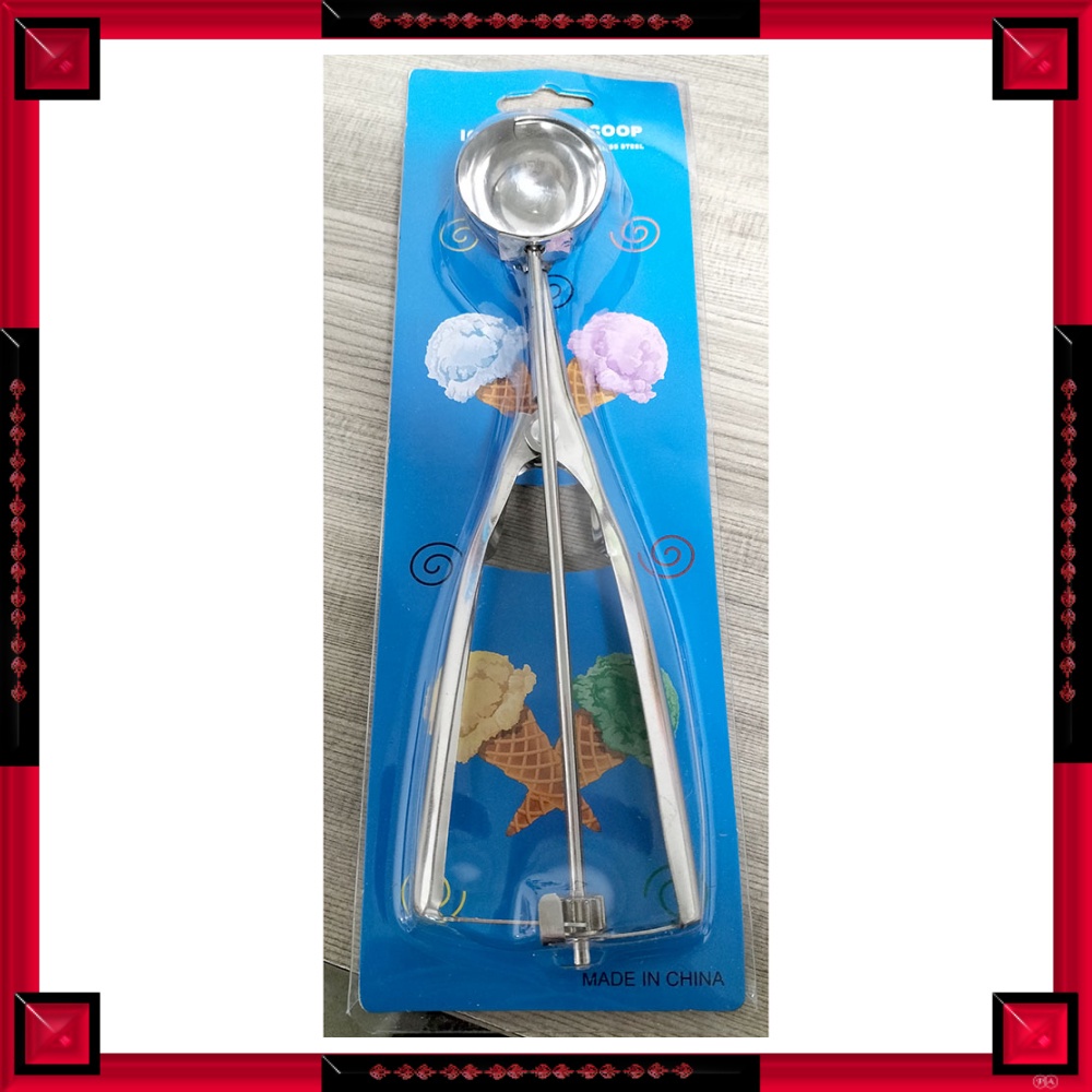 GS8 Sendok Takar Es Krim Ice Cream Scoop Spoon Diameter 4 CM Houseeker Berkualitas