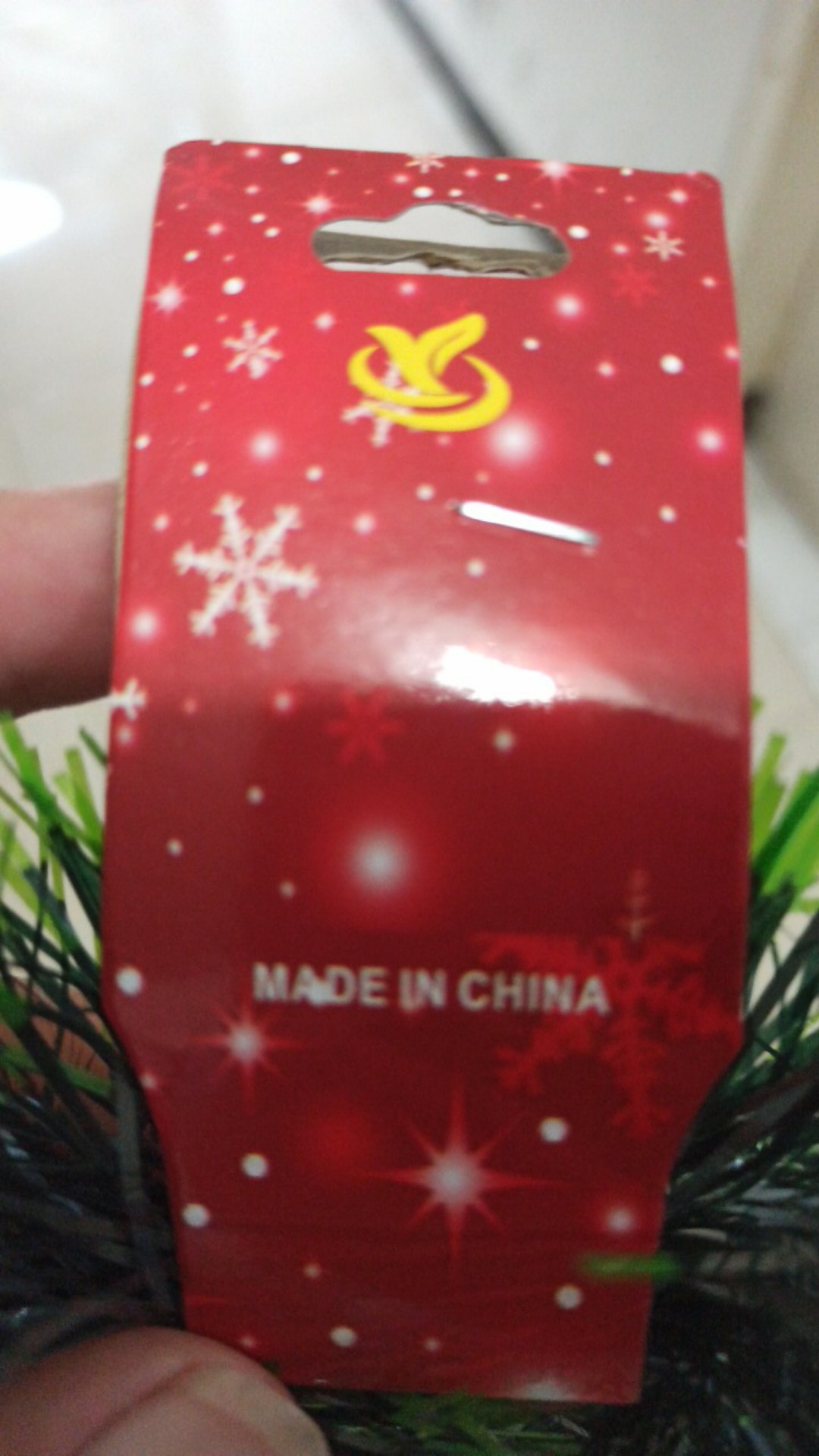 Slinger Tinsel Hiasan Hijau Salju Lingkaran Pohon Natal Dekorasi Christmas