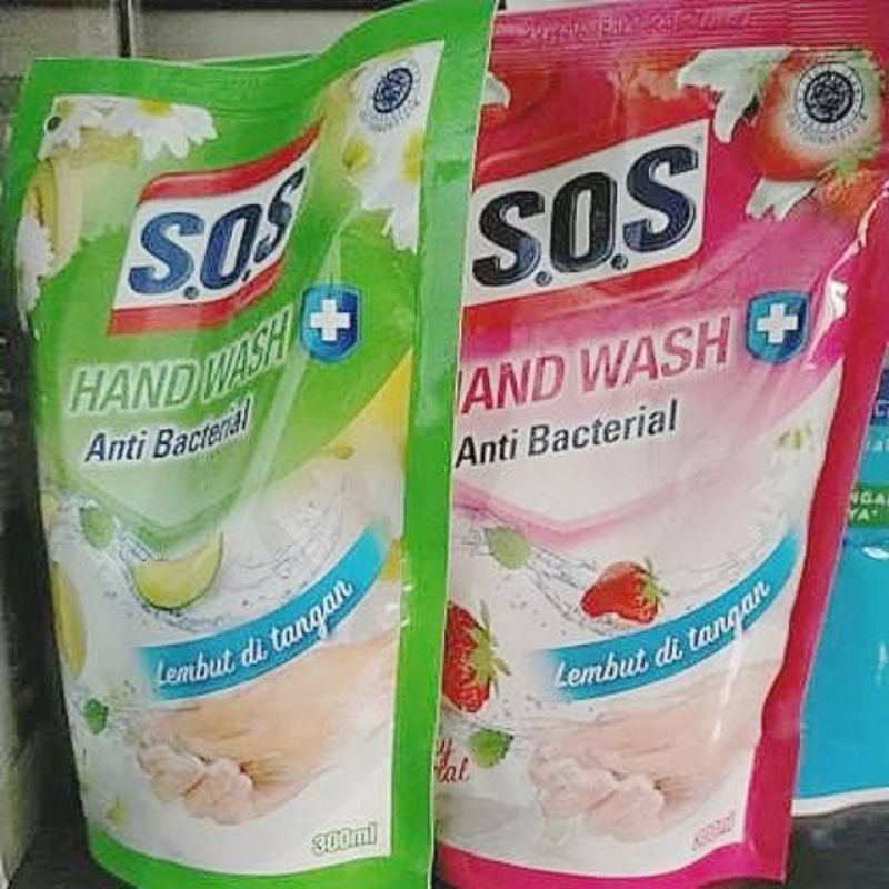 SOS Hand Soap Refil 300ml / Sabun Cuci Tangan / SOS / Kesehatan