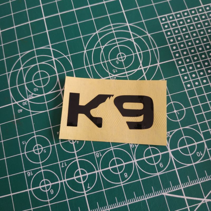 

sticker vinyl k9