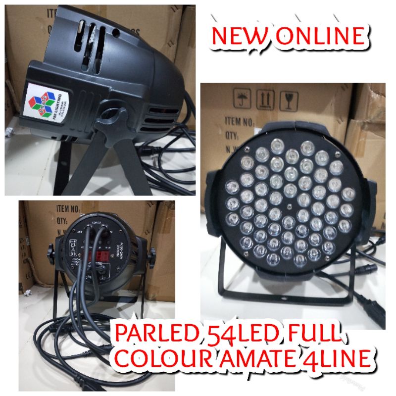 PARLED 54LED RGB  FULL COLOUR AMATE 4 LINE