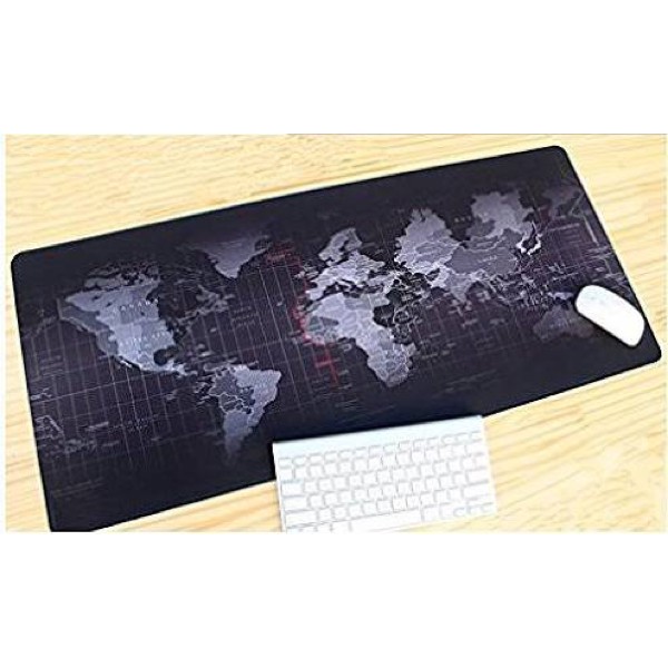 Mousepad World Map Desk Pad Table Top 80cm X 30cm Shopee Indonesia