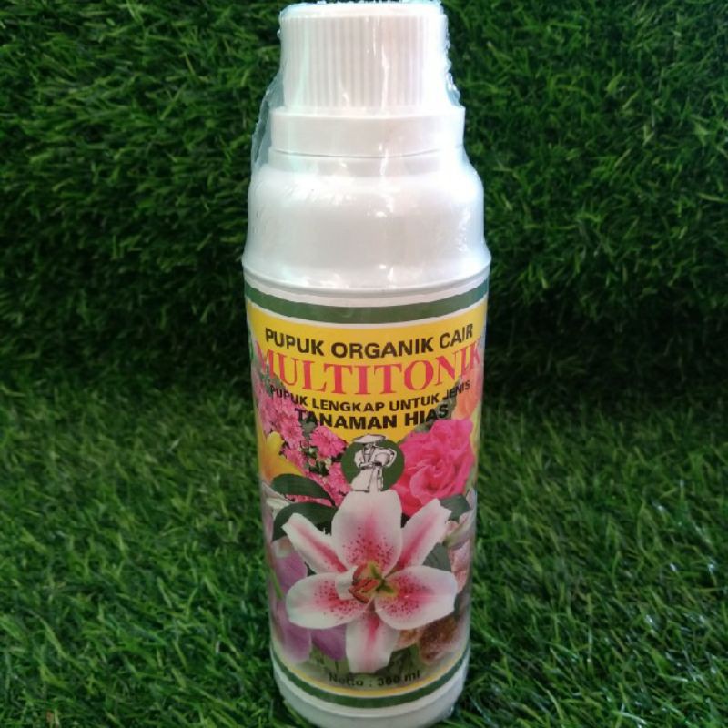 Pupuk Organik Cair Multitonik 300ml Untuk Bunga Tanaman Hias Aglonema Monstera Anggrek Mawar Dahlia 
