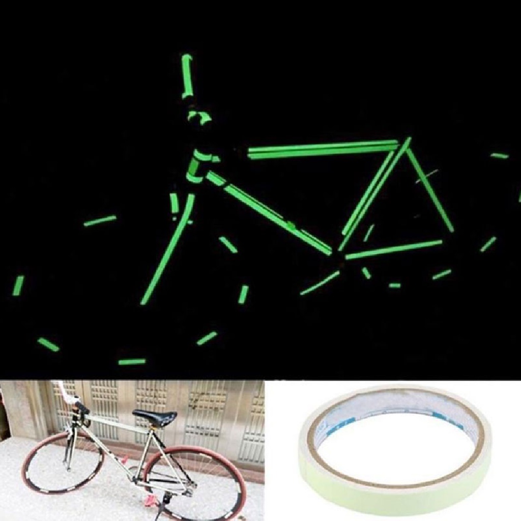 Adawnshbhyu Glow In The Dark Stiker Tape Luminous Fluorescent Night Safety Warning DIY