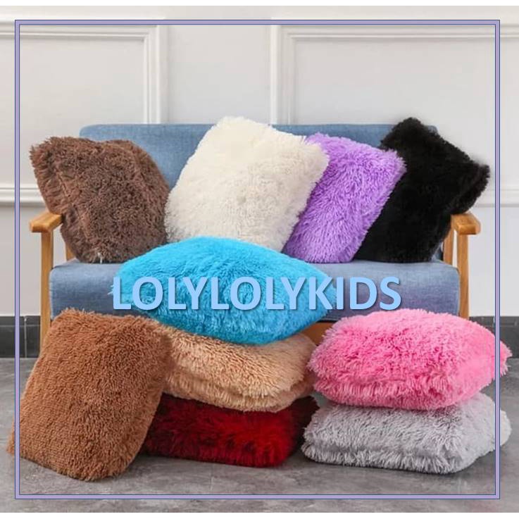 Bantal Sofa Bulu Rasfur Lembt uk 40 x 40