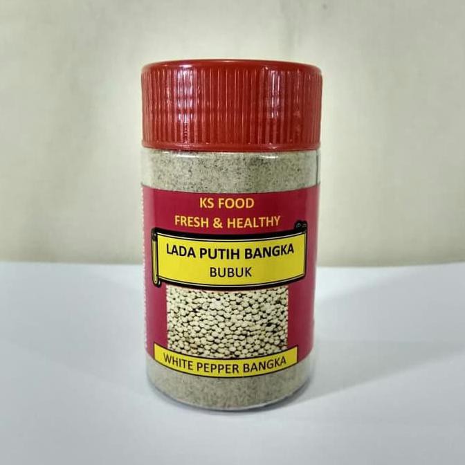 

BERKUALITAS! Lada Putih White Pepper Bangka Bubuk Powder Premium 100 gram