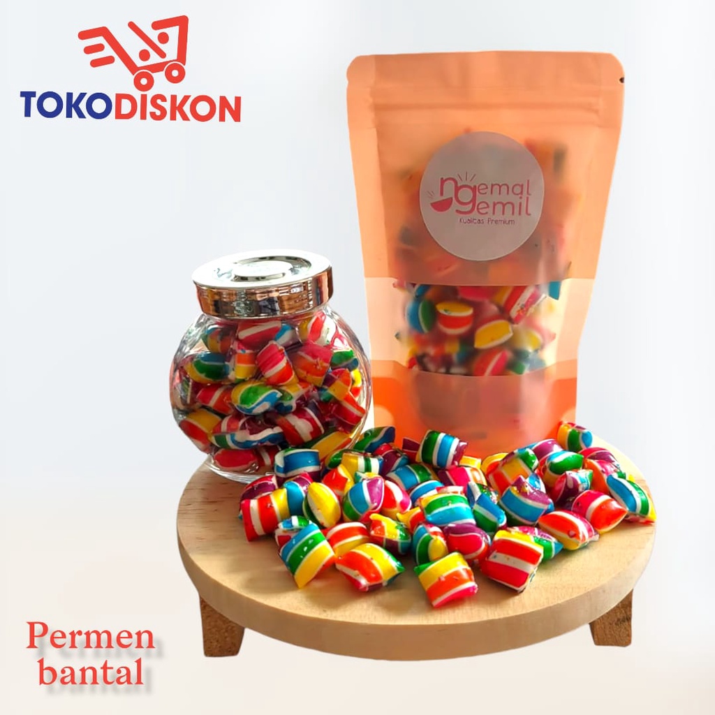 

Pillow Candy Rainbow / Permen Bantal Pelangi Aneka Rasa Buah