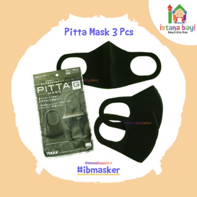 Pitta G Mask / Japan Masker Sponge / Masker Korea / Masker Motor isi 3pcs