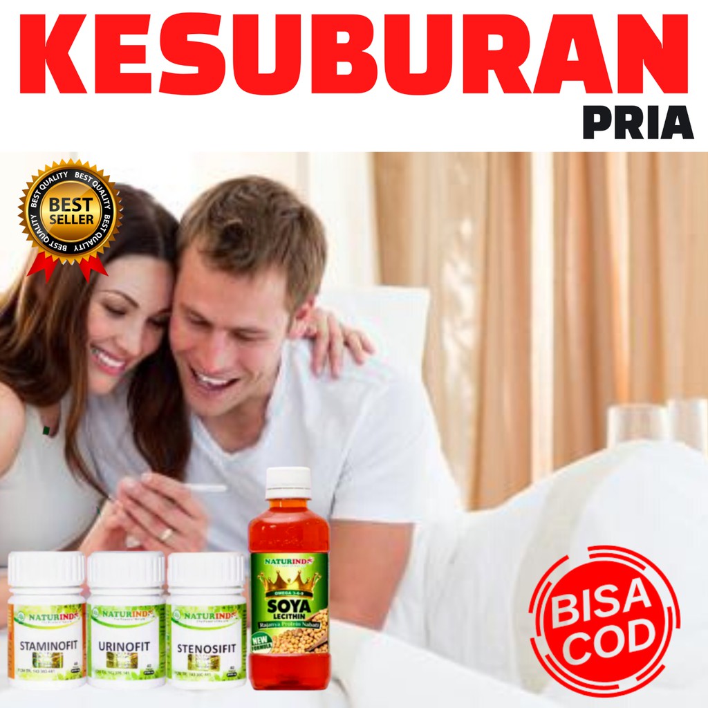 Paket Obat Herbal Khusus Kesuburan Pria Daya Tahan kekuatan pria Naturindo BISA COD C1