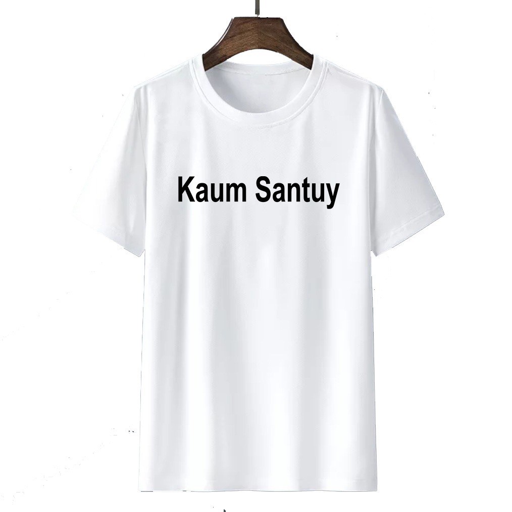 Tshirt Baju Kaos Distro Kaum Santuy / Kaos Distro Pria Wanita