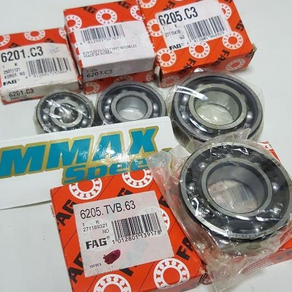[[COD]] Bearing 6205 TVB63 Ratio FAG Kruk As suzuki Satria RU 120 120R 2T Full BERMUTU Kode 630