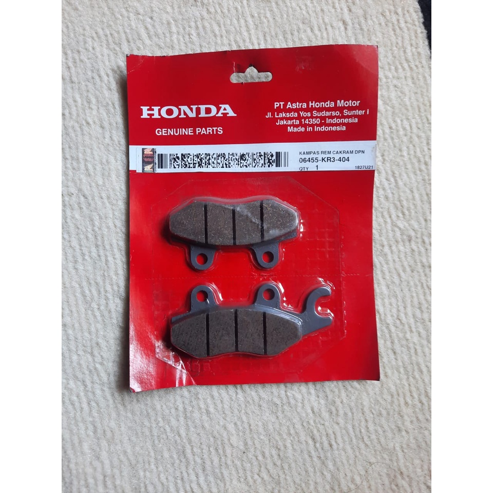 Kampas  Rem Depan Supra X lama Original Honda