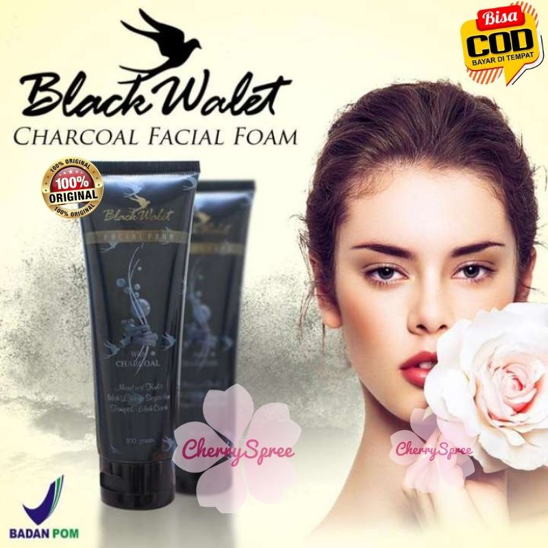 Black Walet Facial Foam Black Walet With Charcoal Original Bpom Sabun Wajah Cair Foam Pembersih Cuci