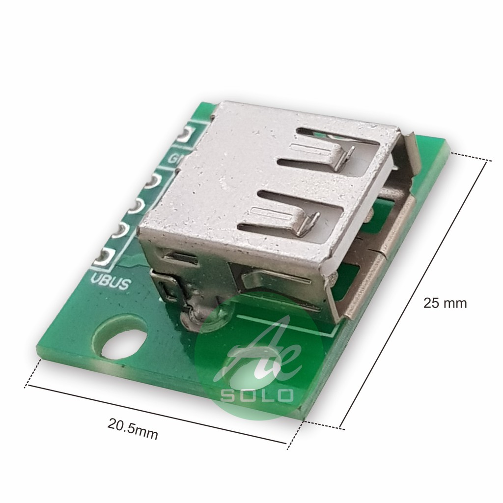 USB FEMALE TO DIP 2.54mm PCB Adapter Converter USB Female 4 Pin