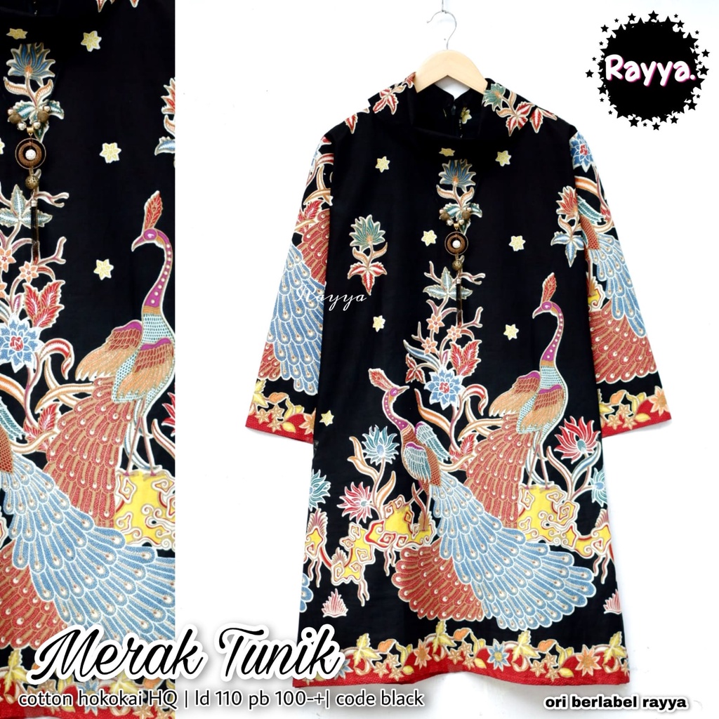 Tunik Merak batik solo  dress batik