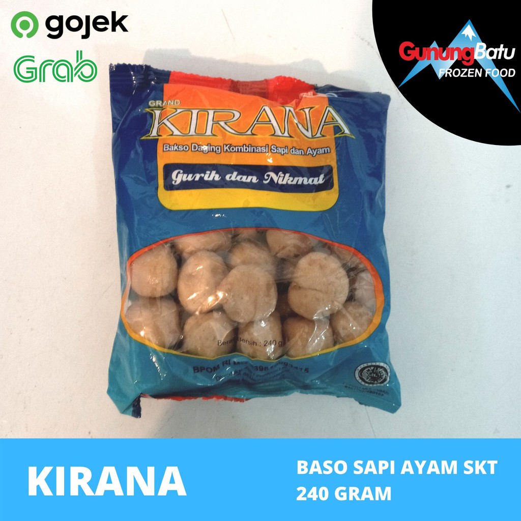 

KIRANA BASO SAPI AYAM SKT 240 GRAM