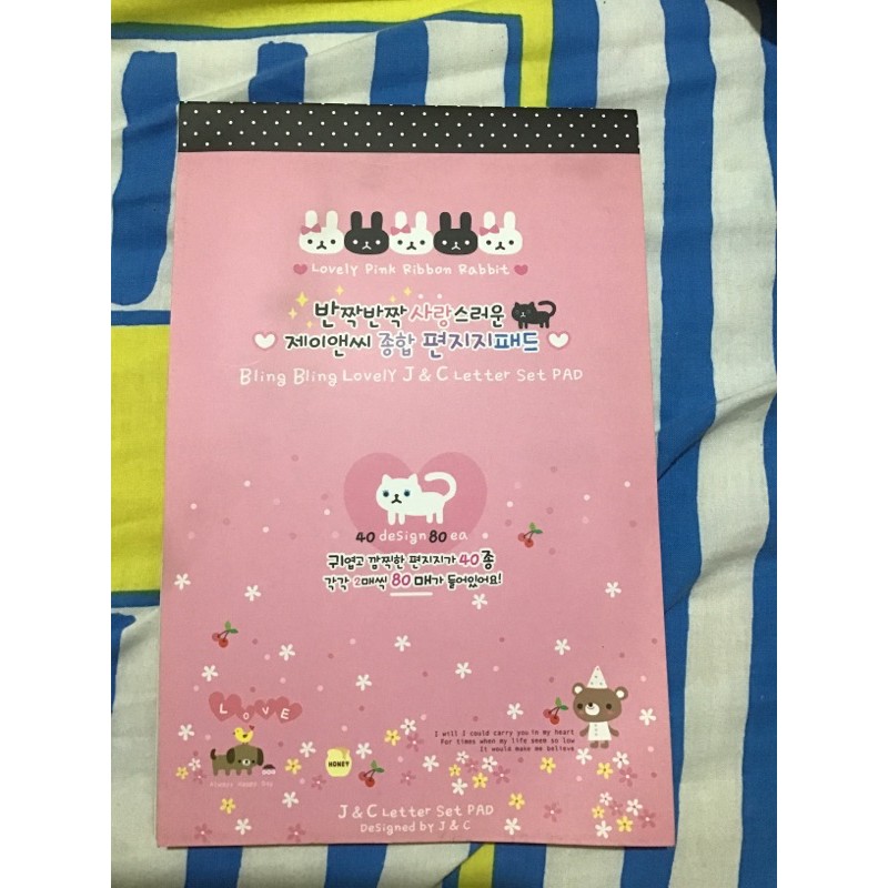 

NOTE PAD MEMO PAD BUNNY RABBIT KELINCI PAD KOREA IMPORTED KERTAS SURAT MEMO NOTEBOOK