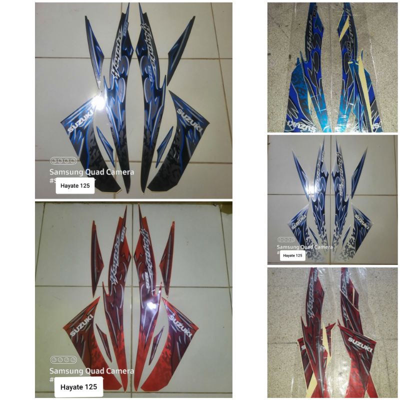 striping sticker suzuki Hayate 125 Tribal