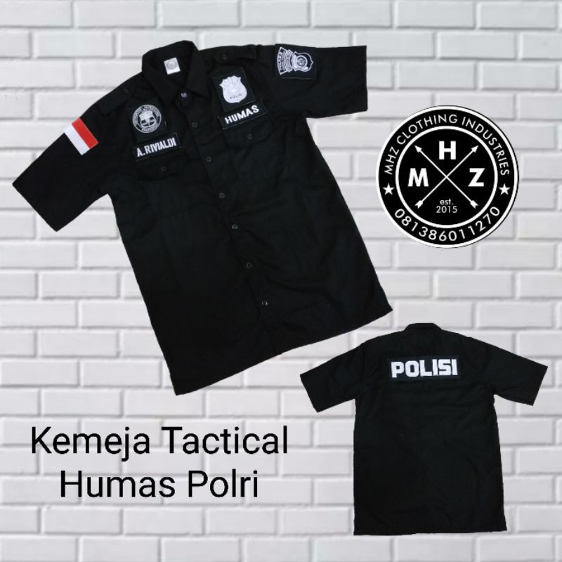 Kemeja Tactical Humas Polri