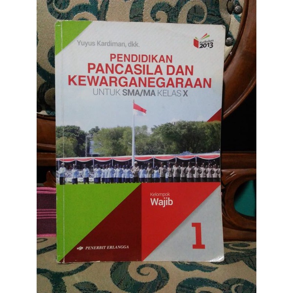 Buku PPKN kelas 10 Penerbit Erlangga