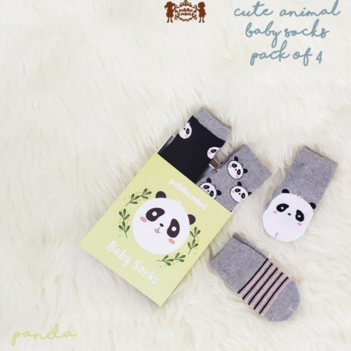 PETITE MIMI Kaos Kaki Bayi isi 4pcs Baby Socks