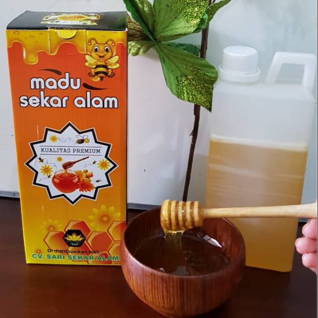 

MADU MURNI MULTIFLORA (RAW HONEY) 0.5 - 1 KG Free ongkir