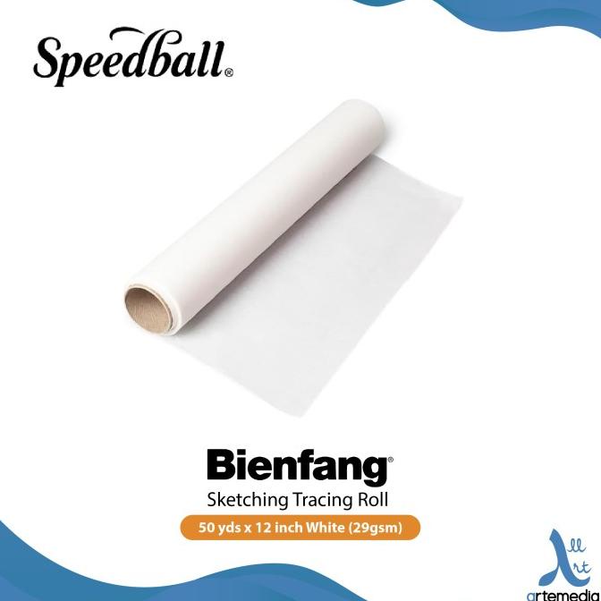

(BISA COD) Bienfang White 50YDS x 12inch Sketching & Tracing Paper Roll Kertas TERBAIK Kode 102