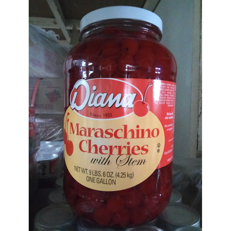 

Kkeanashop Buah Kaleng Maraschino Cherries ( Cherry Tangkai )