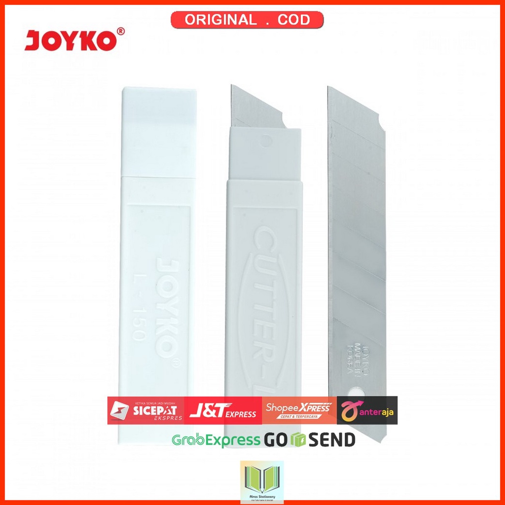 

Cutter Blade Refill Isi Pisau Pemotong Joyko L-150 1 Tube 5 Pcs
