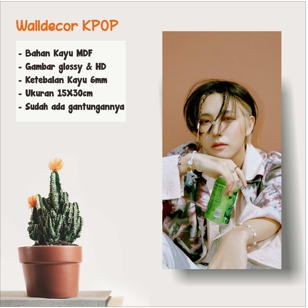 WALLDECOR RENJUN NCT DREAM HOT SAUCE JALAPENO WALL DECOR POSTER KAYU HIASAN DINGDING KOREA GLOSSY