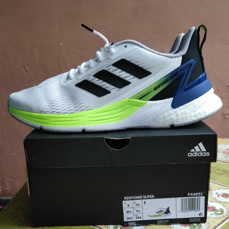 Adidas RUNNING Response Super Shoes Pria Putih FX4832 (ORIGINAL) NEW