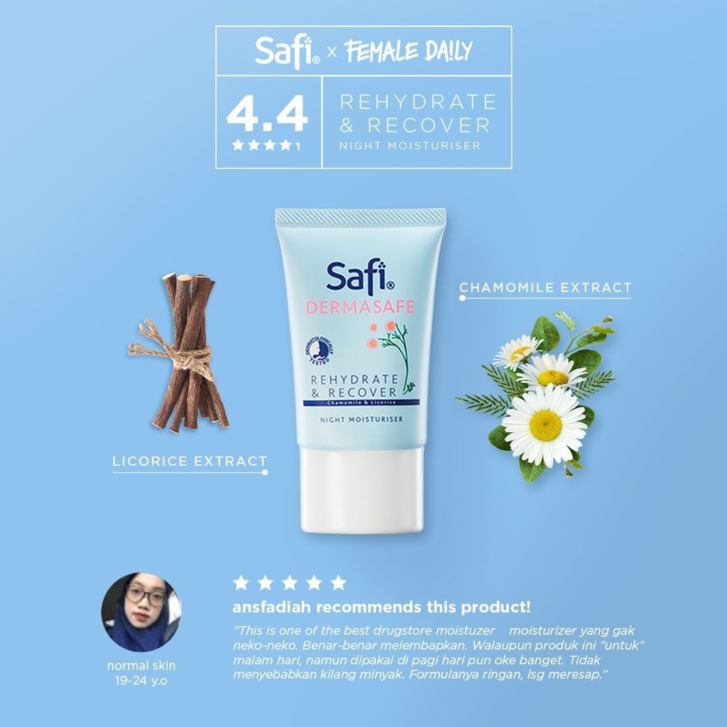 SAFI Dermasafe Night Moisturiser 50g